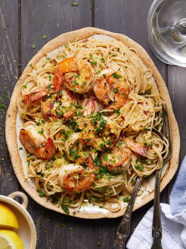 Easy Shrimp Scampi Without Wine - Bites with Bri