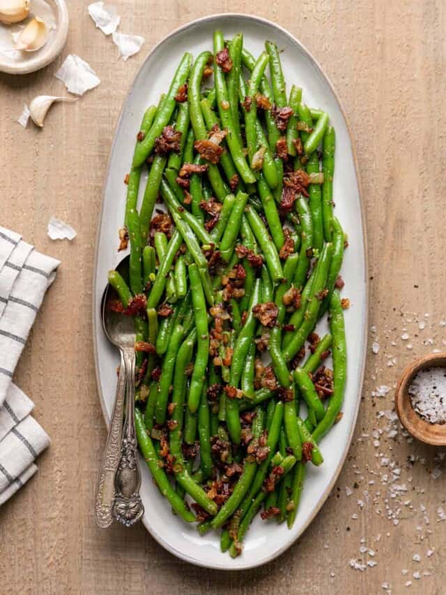 Green Bean Recipe - Bites with Bri