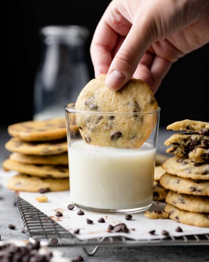 Chocolate Chip Cookies without Brown Sugar - Bites with Bri