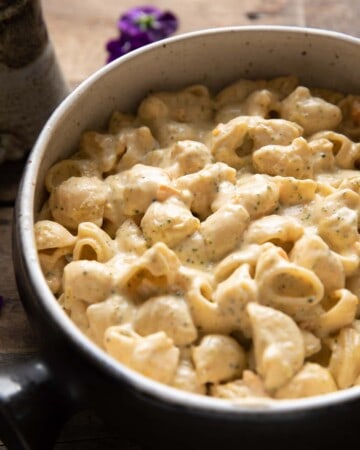 Panera Broccoli Cheddar Mac and Cheese - Bites with Bri