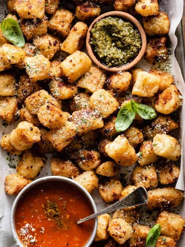 Trader Joe's Cauliflower Gnocchi Recipe Bites with Bri