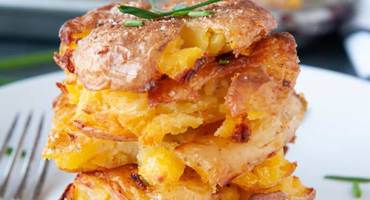 smashed potatoes