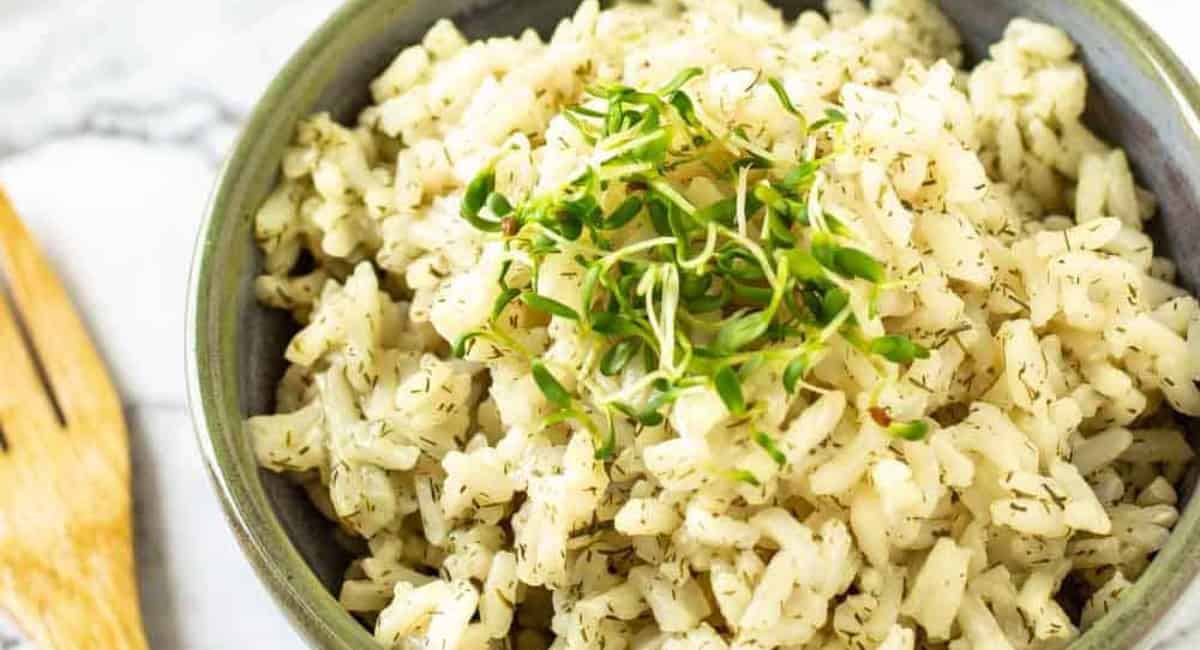 lemon dill rice