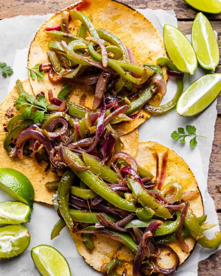 Fajita Veggies (Chipotle) Bites with Bri