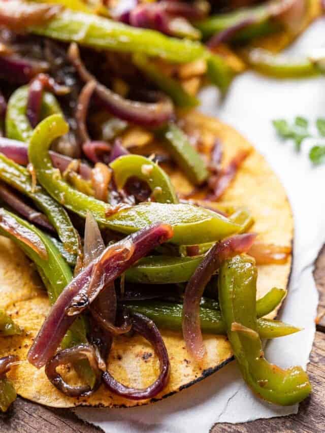 Best Fajita Veggies Recipe Bites with Bri