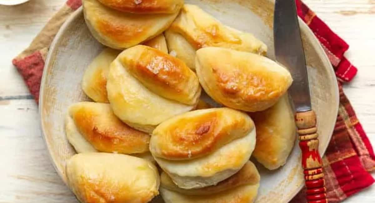 Parker rolls in a small wooden bowl.