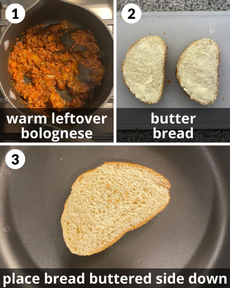 Bolognese Sandwich Bites with Bri