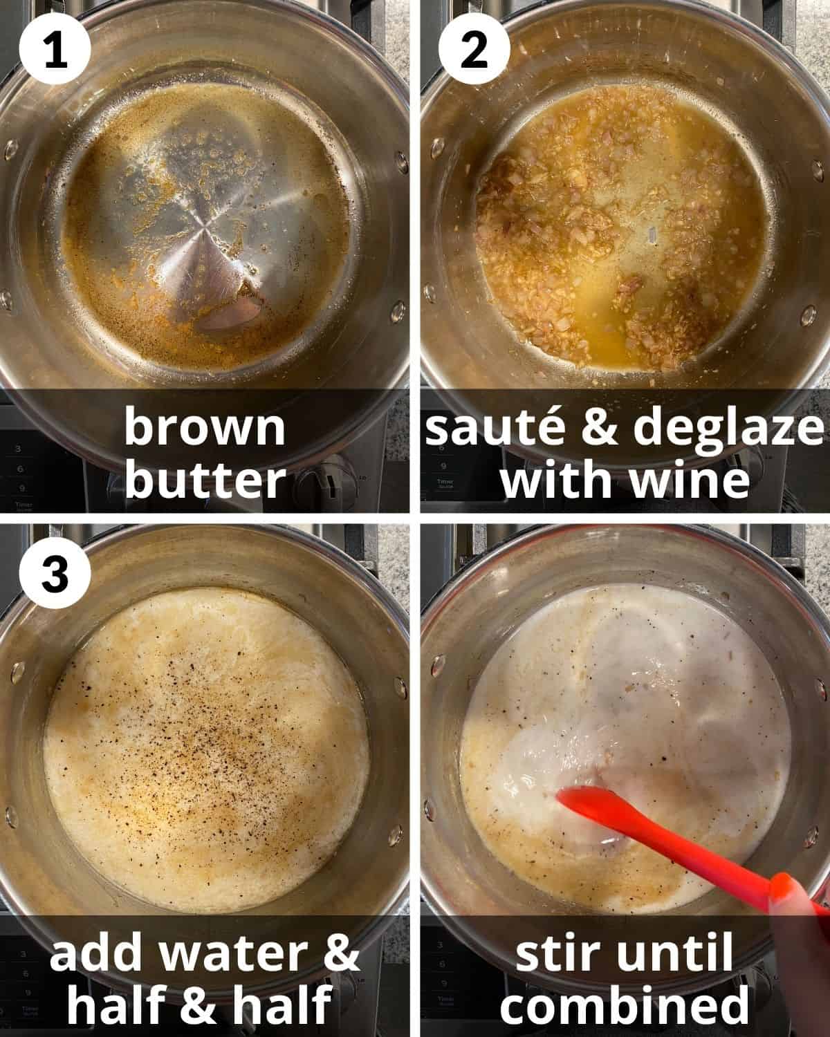 4 photos. Butter browned.