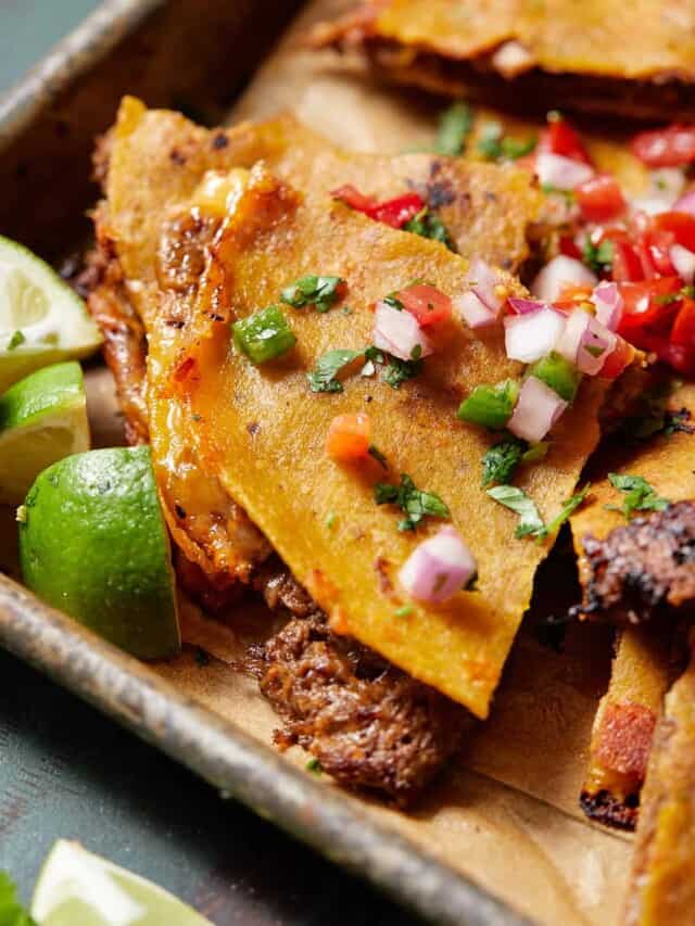 Corn Tortilla Quesadillas Bites with Bri