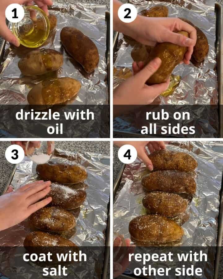 Easy Baked Potato Recipe - Bites with Bri
