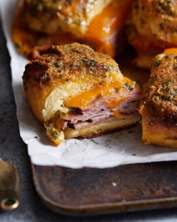 King’s Hawaiian Ham & Cheese Sliders - Bites with Bri