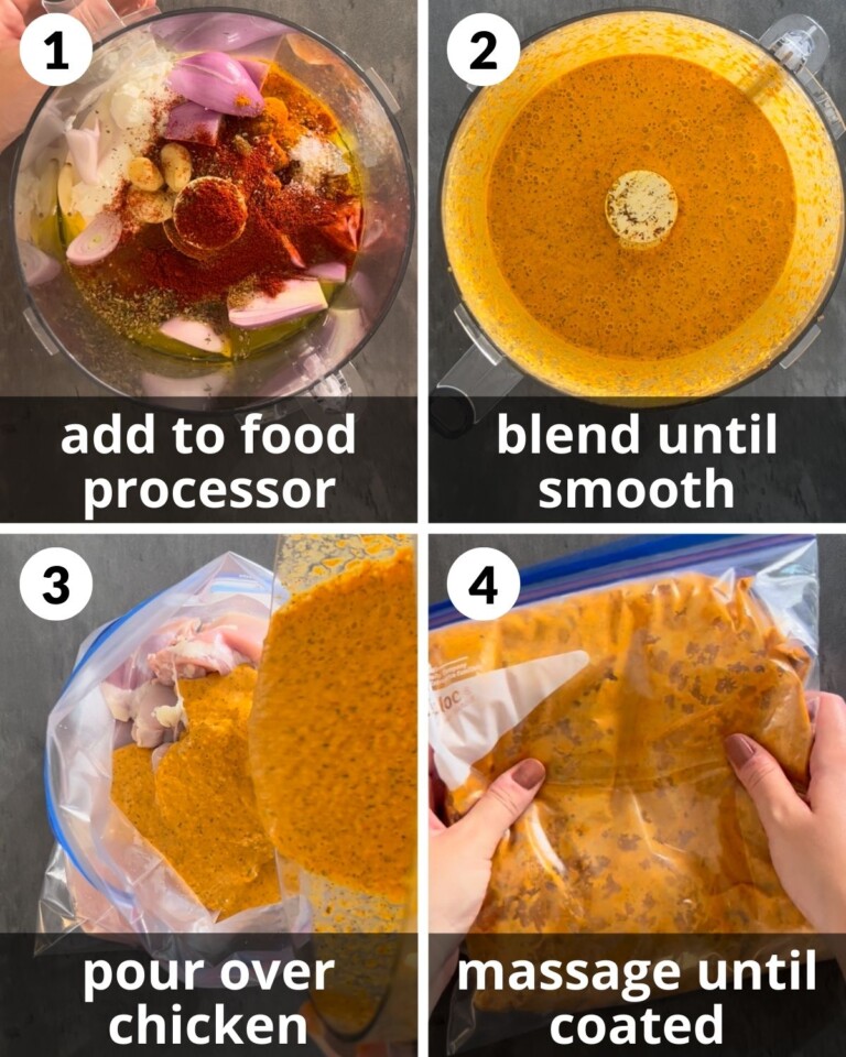 Greek Yogurt Marinated Chicken Bites with Bri