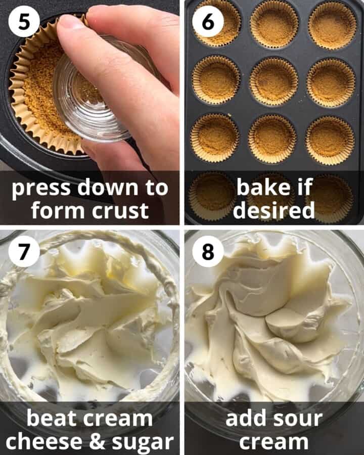 Mini No Bake Cheesecakes - Bites With Bri