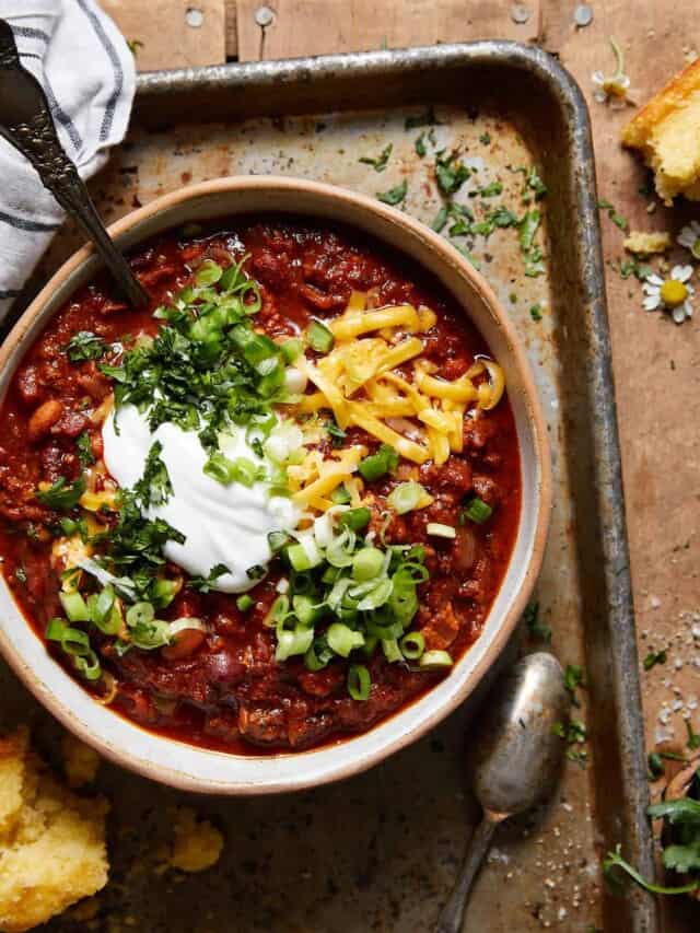 Dutch Oven Chili Bites with Bri