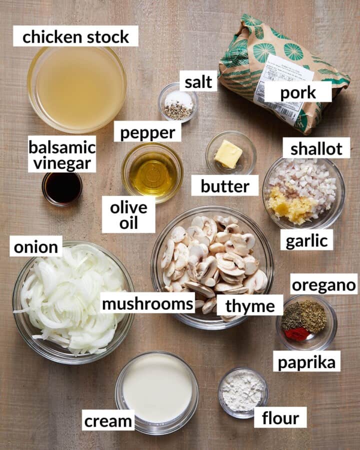 Dutch Oven Pork Chops Bites with Bri