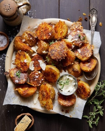 Oven Roasted Yukon Gold Potatoes - Bites with Bri