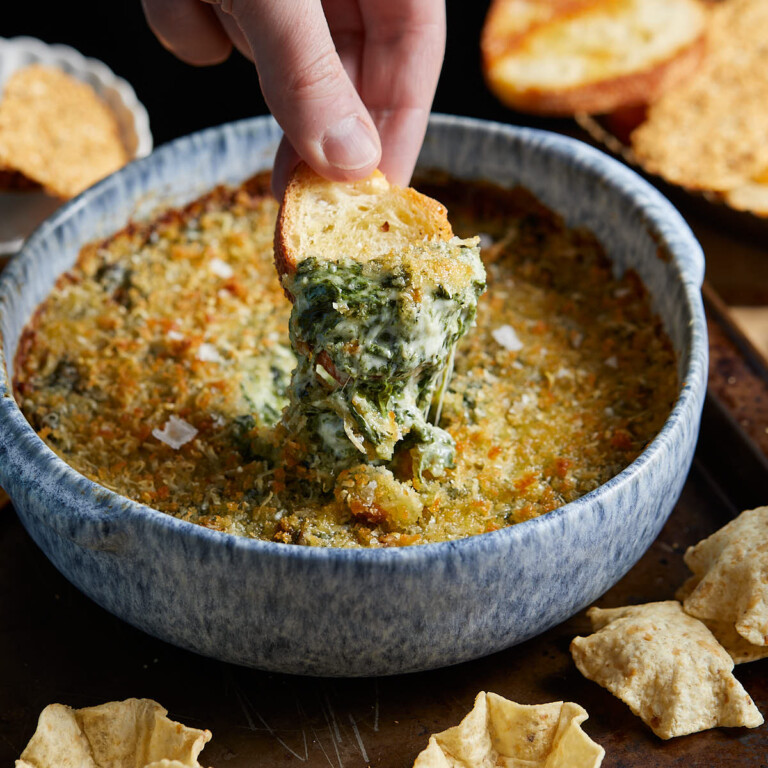 Air Fryer Spinach Dip - Bites with Bri