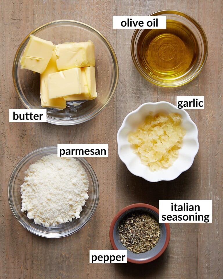 Garlic Bread Spread Bites with Bri