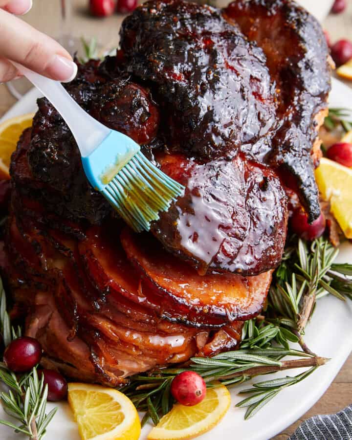 Simple Honey Glaze for Ham Recipe Bites with Bri