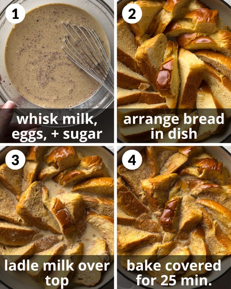 Brioche French Toast Casserole Bites with Bri