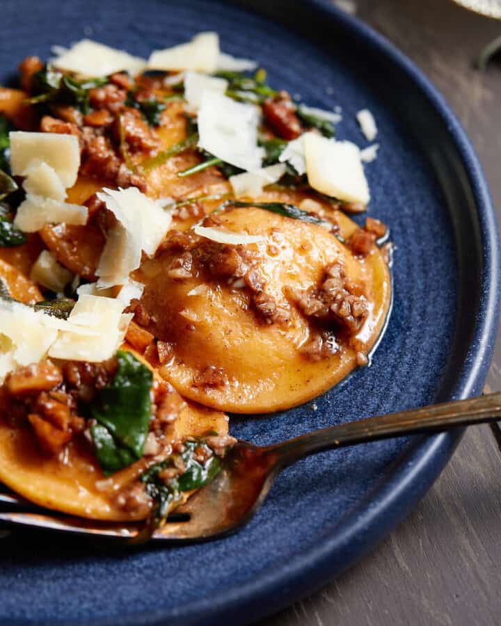 Butternut Squash Ravioli Sauce Bites with Bri