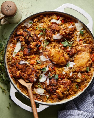 One Pot Chicken and Rice - Bites with Bri