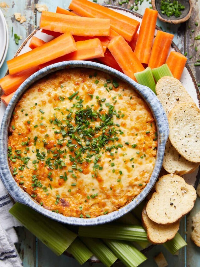 Air Fryer Buffalo Chicken Dip