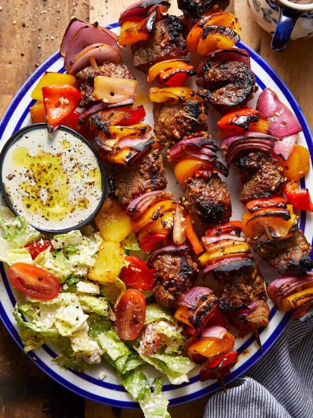 Beef Kabobs in the Oven