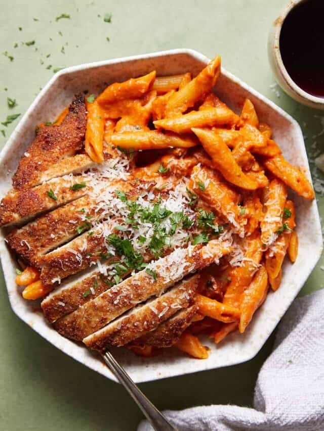 Chicken Penne Alla Vodka - Bites with Bri