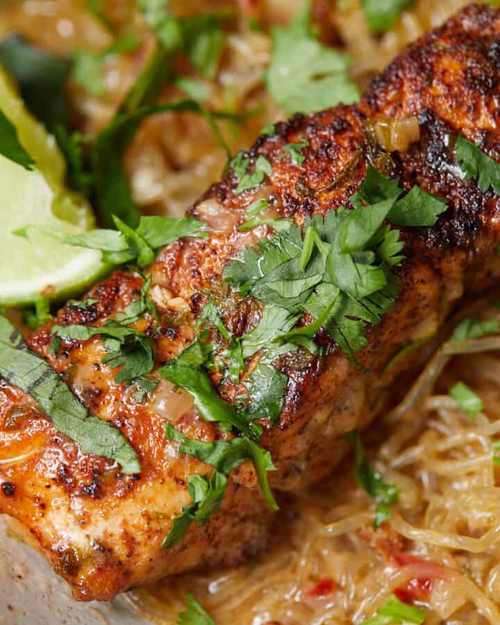 Coconut Lime Salmon Bites with Bri