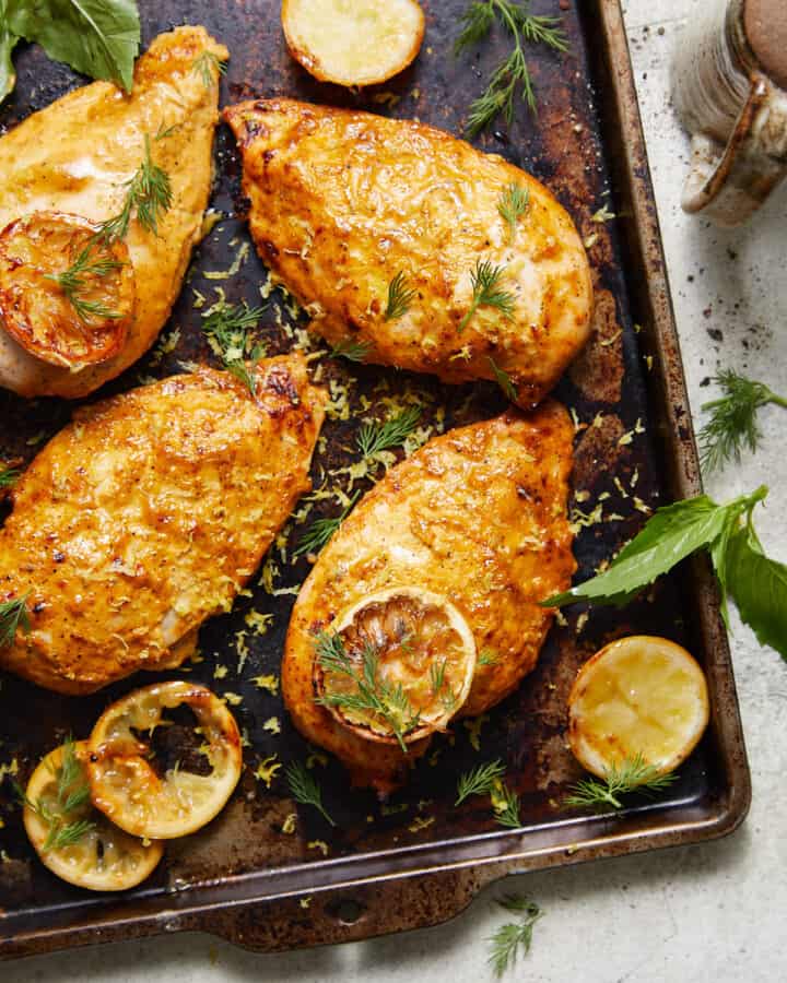 Easy Lemon Chicken Marinade Bites with Bri