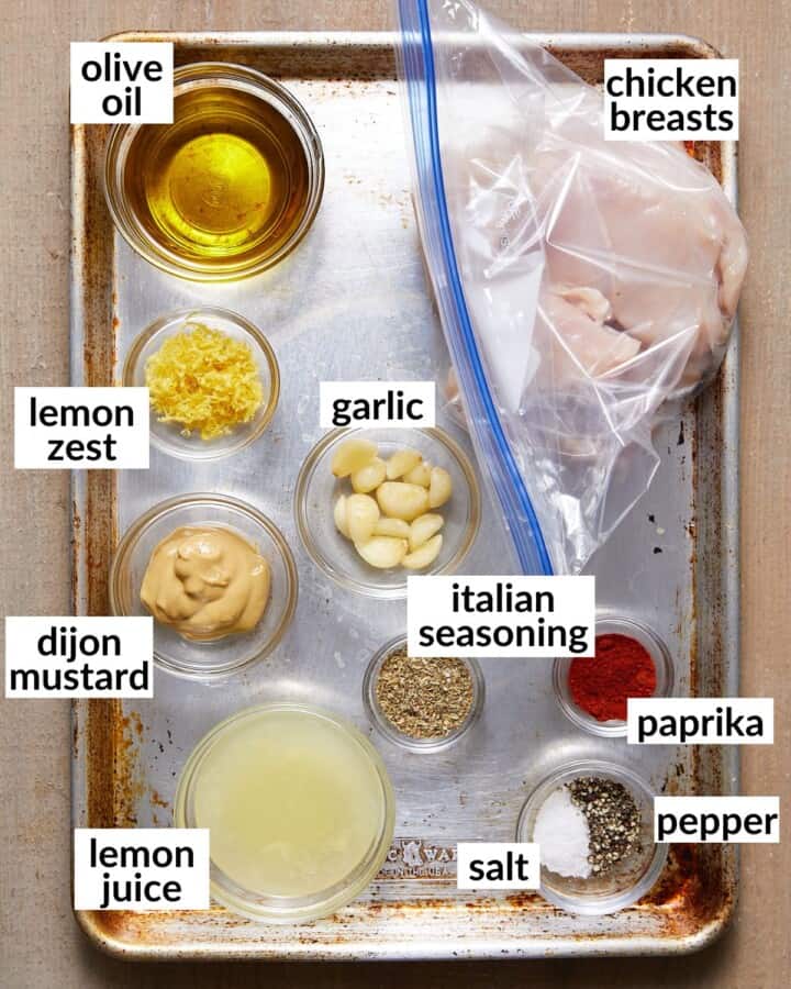 Easy Lemon Chicken Marinade Bites with Bri