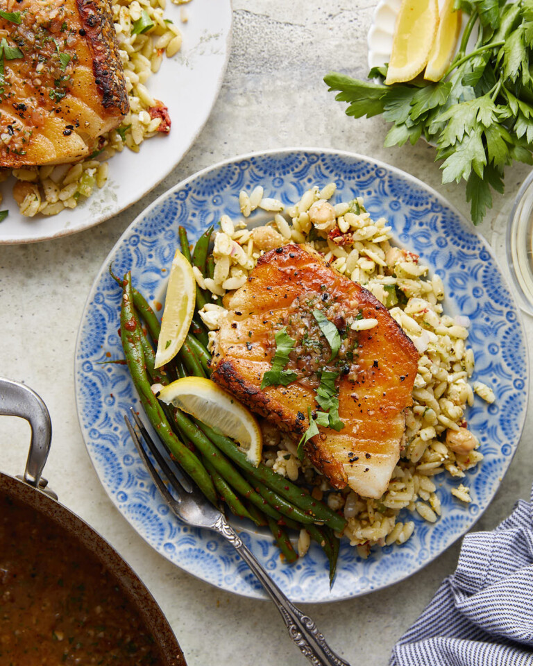 Pan Seared Chilean Sea Bass Recipe Bites with Bri