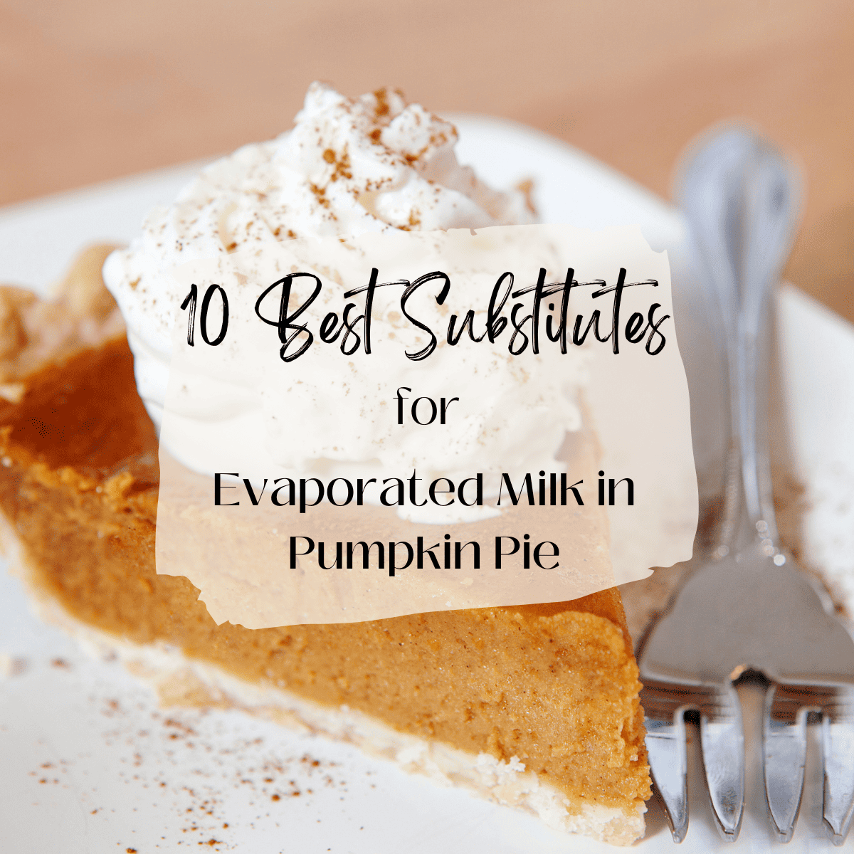 Image of pumpkin pie with title '10 best . for evaporated milk in pumpkin pie.