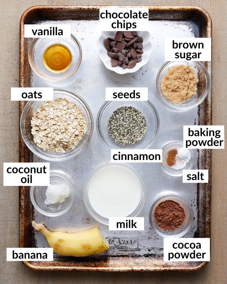 Microwave Baked Oats (No Blender) Bites with Bri