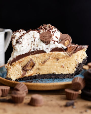 Reese’s Peanut Butter Cup Pie Recipe - Bites with Bri