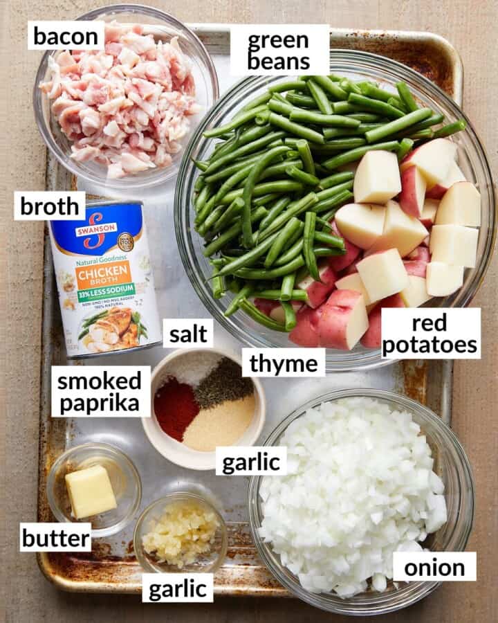 Green Beans and Potatoes Recipe (Southern Style) Bites with Bri
