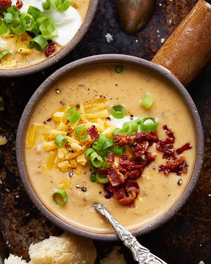 Crockpot frozen hash brown potato soup easy bites with bri
