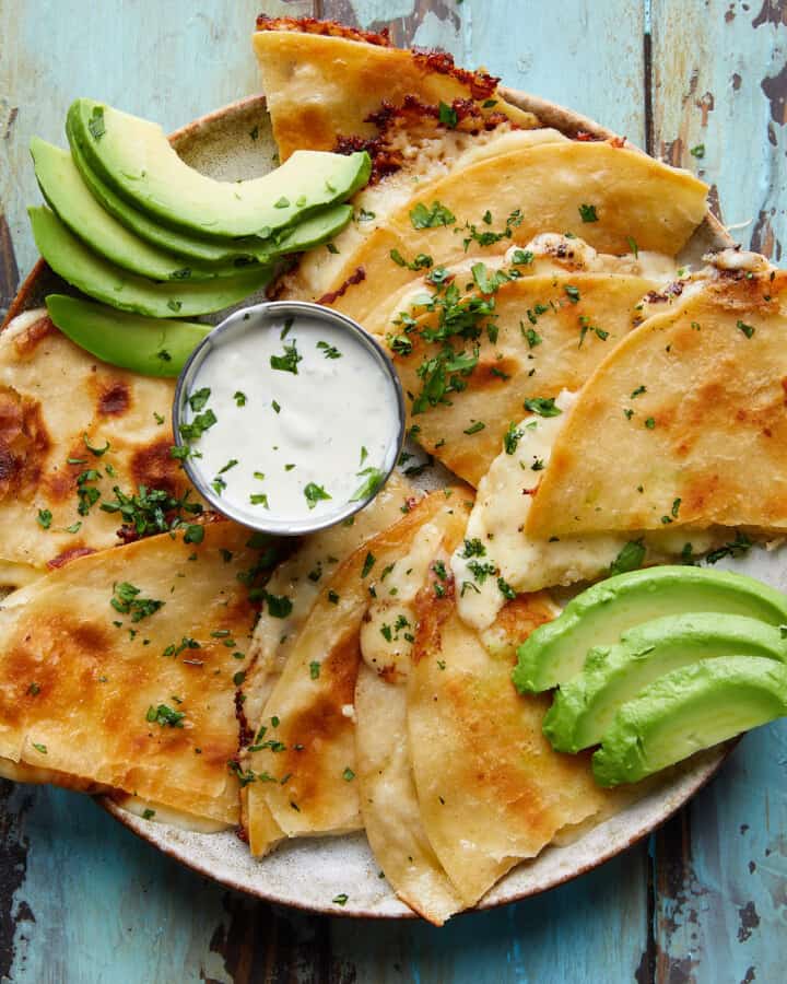 Easy Cheese Quesadilla Recipe Bites with Bri