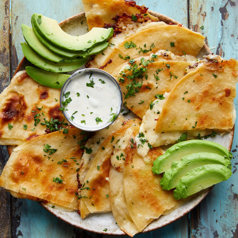 Easy Cheese Quesadilla Recipe Bites with Bri