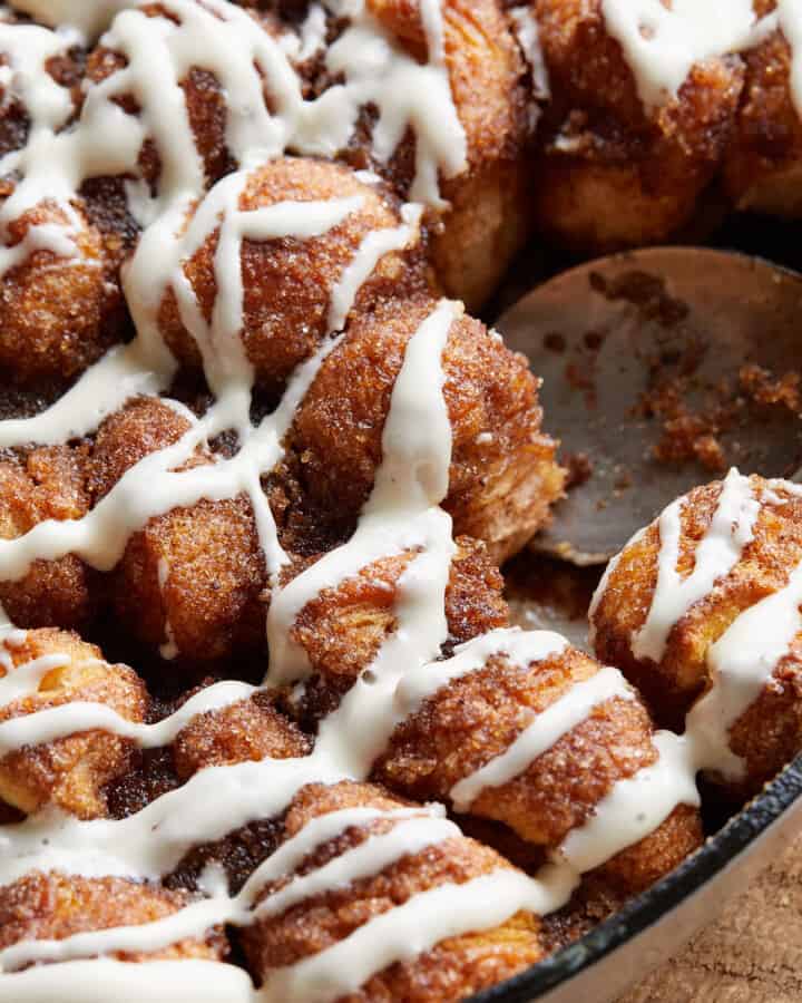 Easy Dutch Oven Monkey Bread Bites with Bri