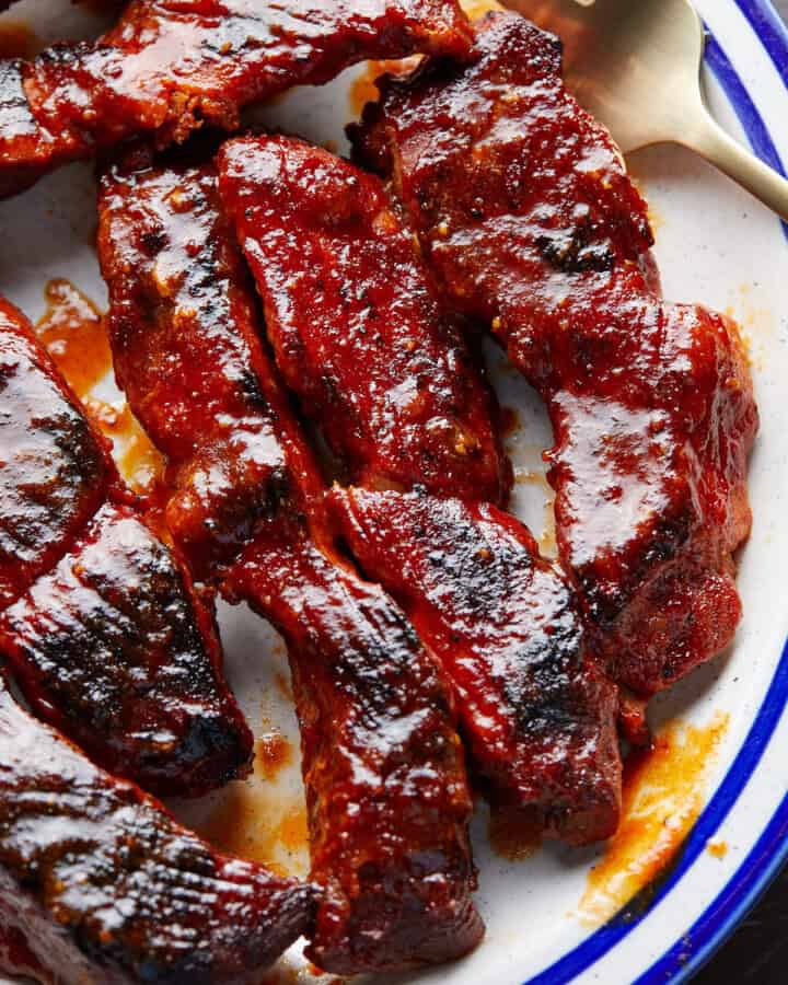Boneless Pork Ribs in the Oven (CountryStyle) Bites with Bri