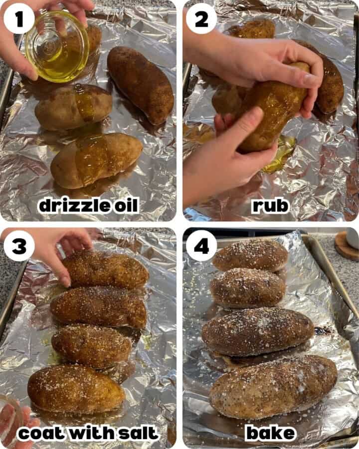 Easy Baked Potato Recipe - Bites with Bri