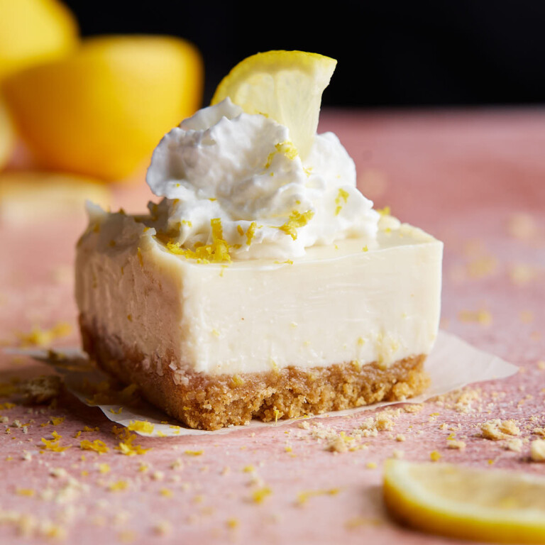 Lemon bars with graham cracker crust condensed milk bites with bri
