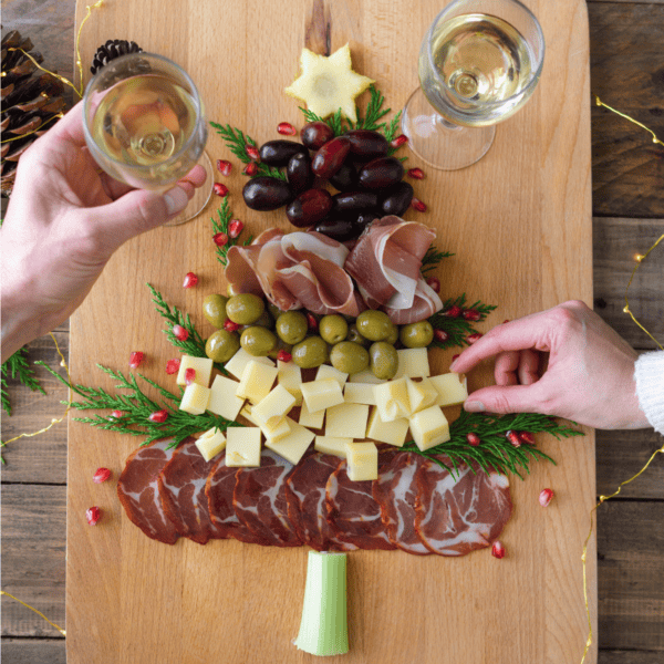 Christmas Tree Charcuterie Board Ideas (festive) - Bites with Bri